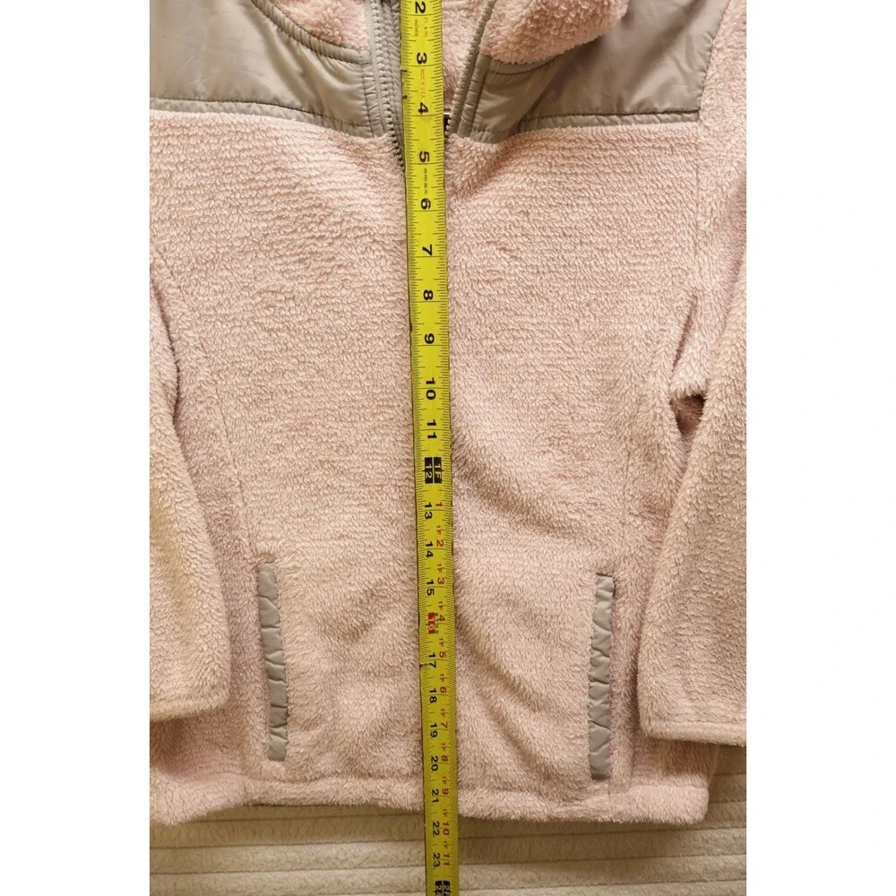 Member's Mark Cuddly Cozy Soft  Zip Up Fleece Jacket Pink Size M